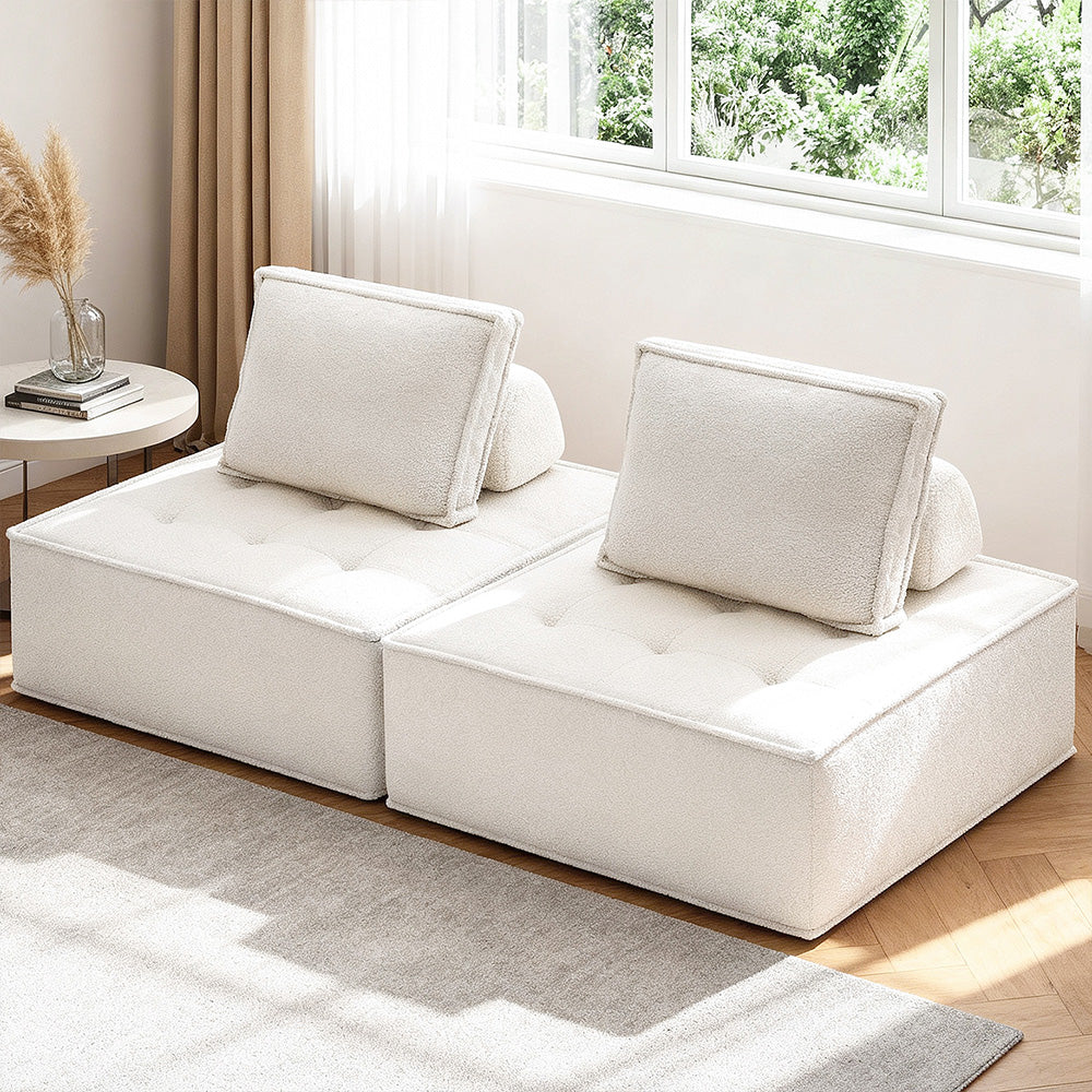Floor Sofa Lounge Chair | 2-Level Adjustable | Includes Pillow
