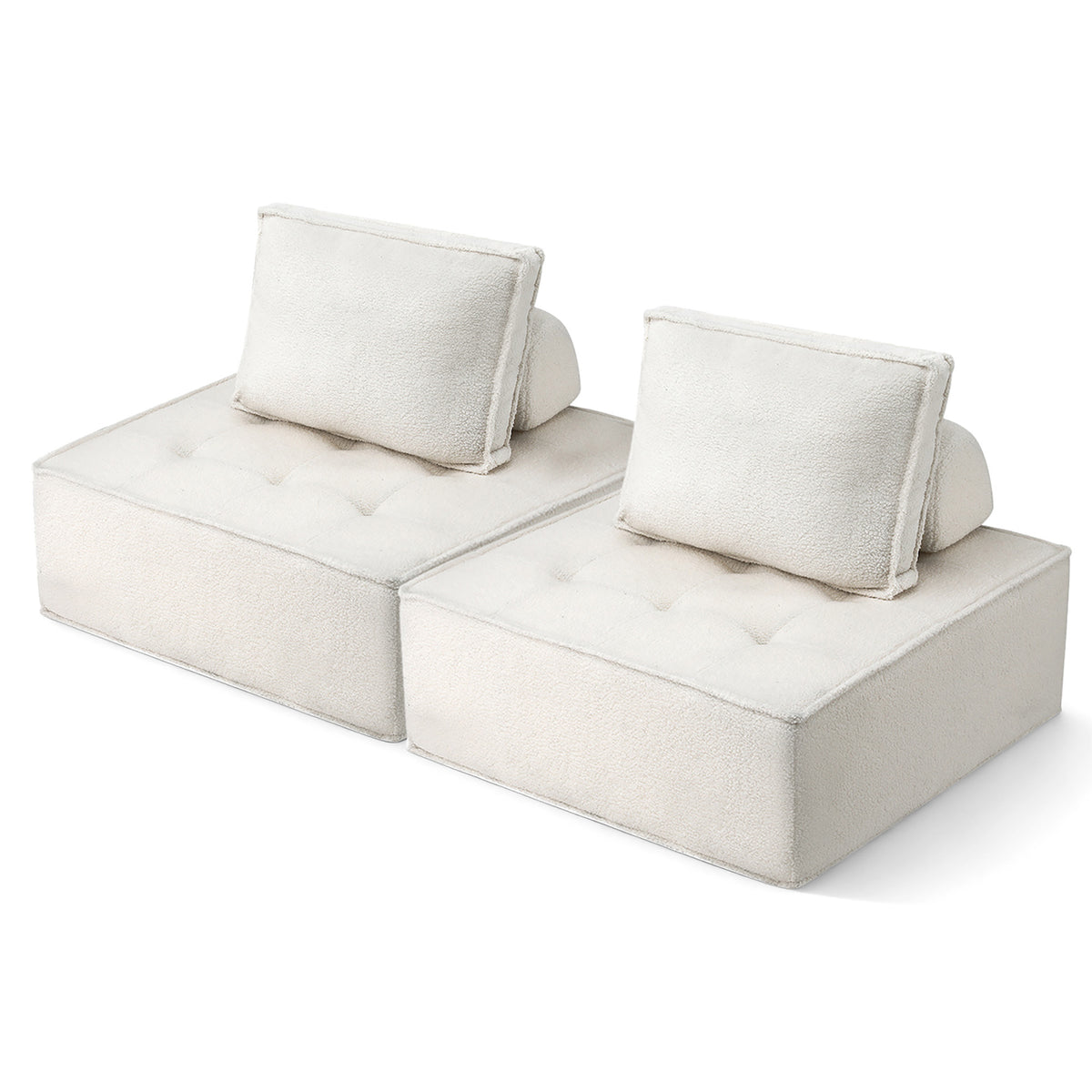 Floor Sofa Lounge Chair | 2-Level Adjustable | Includes Pillow