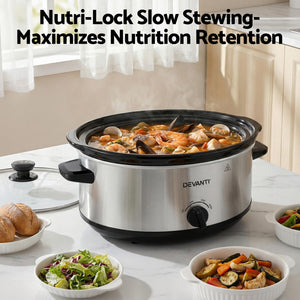 6.5L Slow Cooker | 3 Heat Settings | Keep Warm Function
