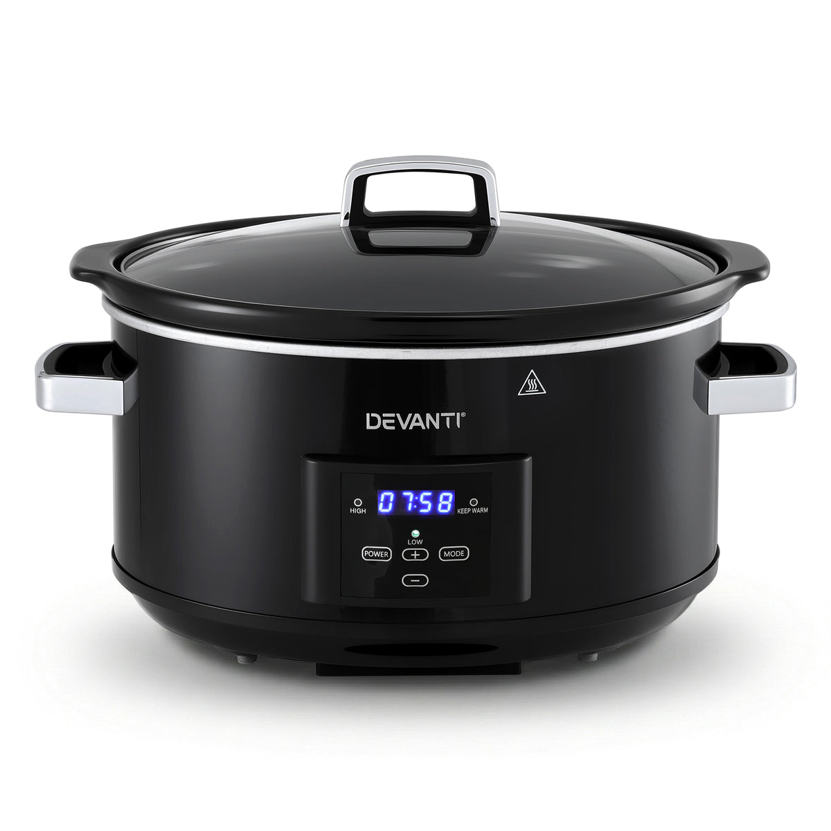 8L Slow Cooker | 3 Heat Settings | Keep Warm Function