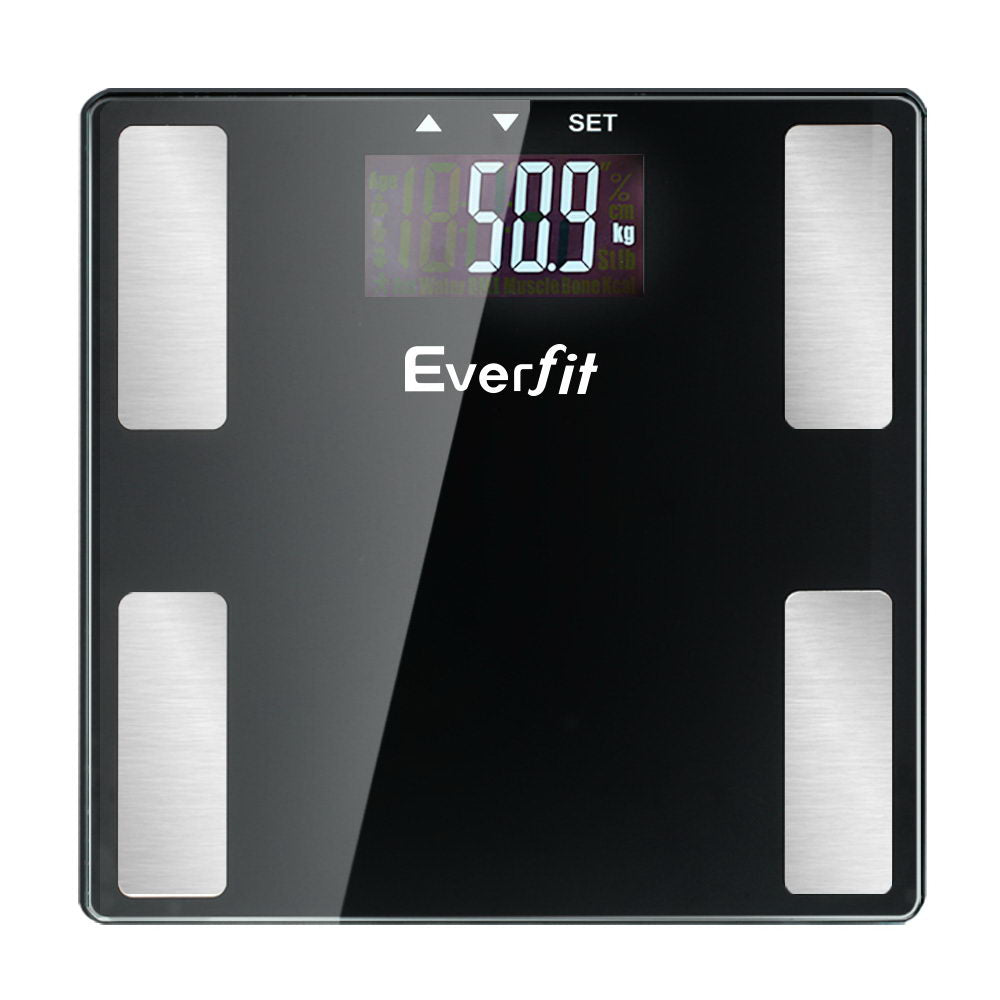 Everfit Body Fat Bathroom Scale | Weighing | Wireless Bluetooth | Gym | 180KG