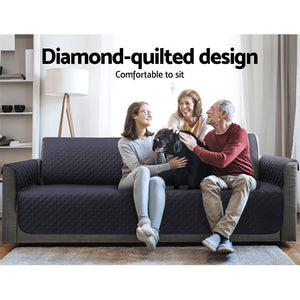 Sofa Cover | Couch Covers | 3 Seater | 100% Water Resistant | Dark Grey