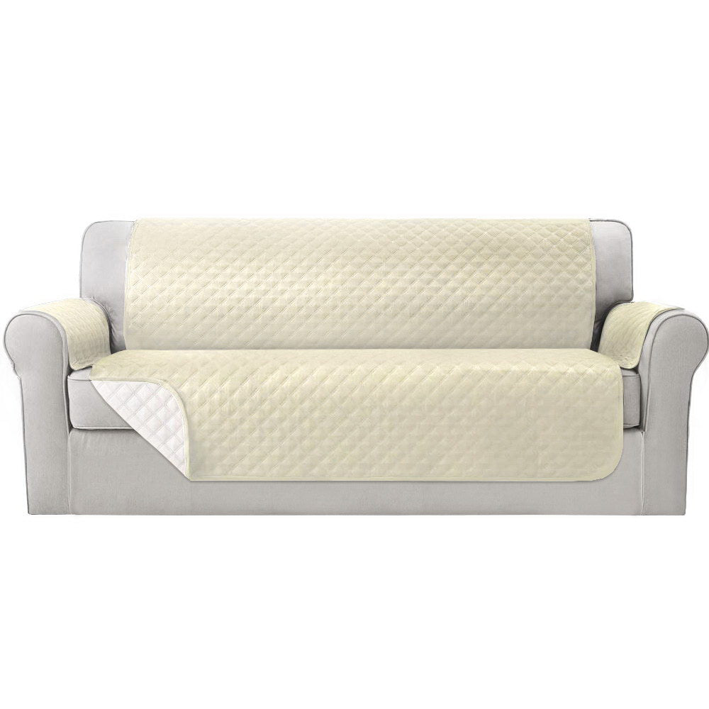 Sofa Cover | Couch Covers | 4 Seater | 100% Water Resistant | Beige