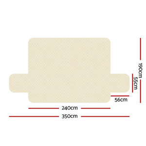 Sofa Cover | Couch Covers | 4 Seater | 100% Water Resistant | Beige