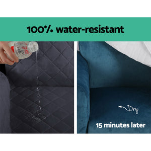 Sofa Cover | Couch Covers | 4 Seater | 100% Water Resistant | Dark Grey