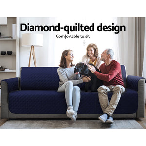 Sofa Cover | Couch Covers | 4 Seater | 100% Water Resistant | Navy