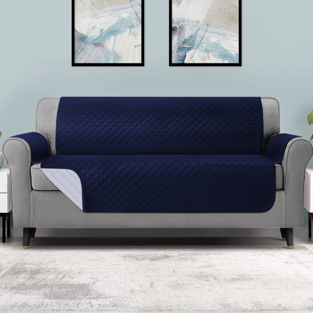 Sofa Cover | Couch Covers | 4 Seater | 100% Water Resistant | Navy