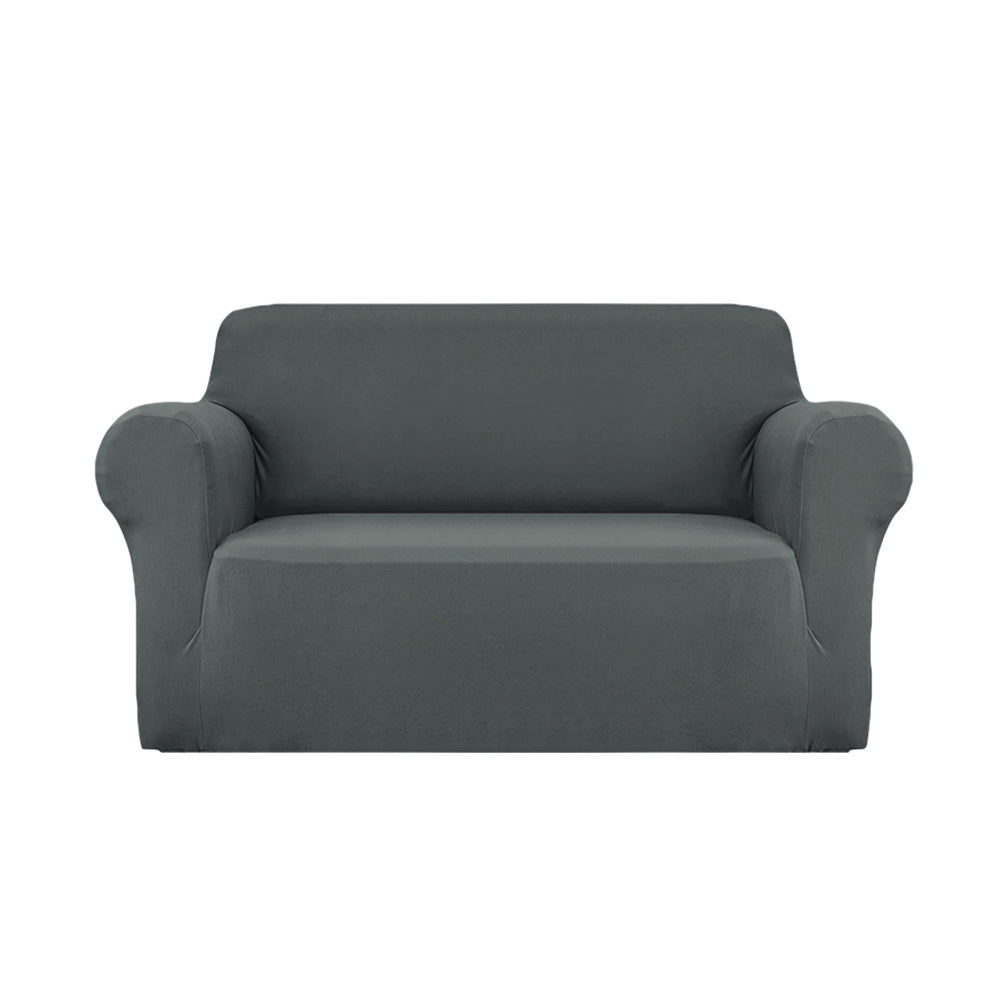 Sofa Cover | Couch Covers | 2 Seater | Stretch | Grey