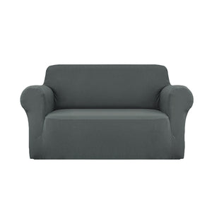 Sofa Cover | Couch Covers | 2 Seater | Stretch | Grey