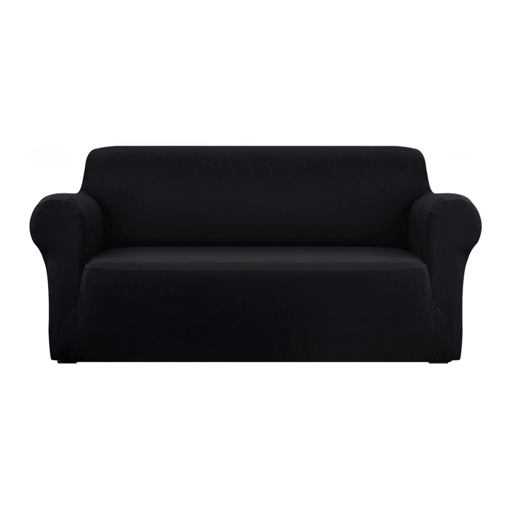 Sofa Cover | Couch Covers | 3 Seater | Stretch | Black
