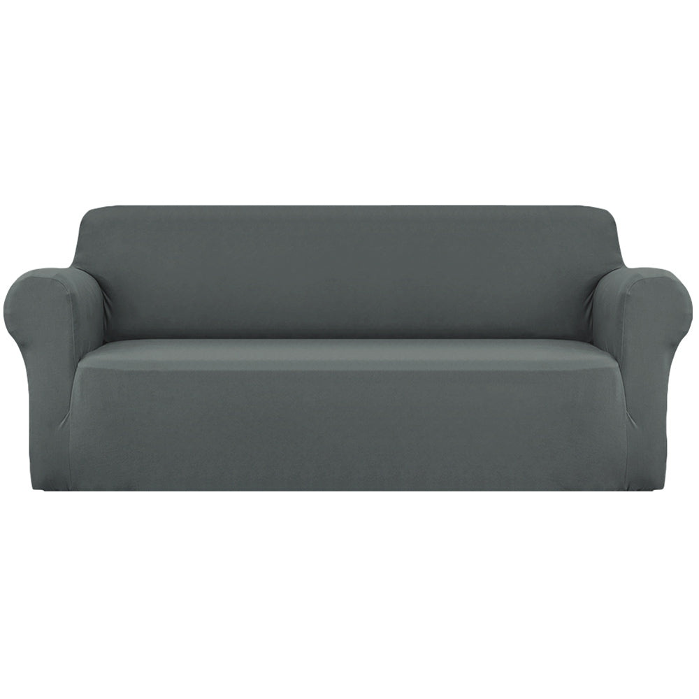 Sofa Cover | Couch Covers | 4 Seater | Stretch | Grey