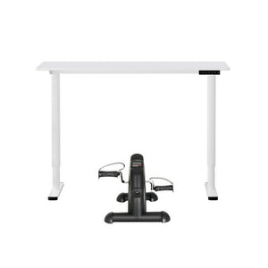 Artiss 120cm Electric Standing Desk | with Mini Pedal Exercise Bike | Home Office