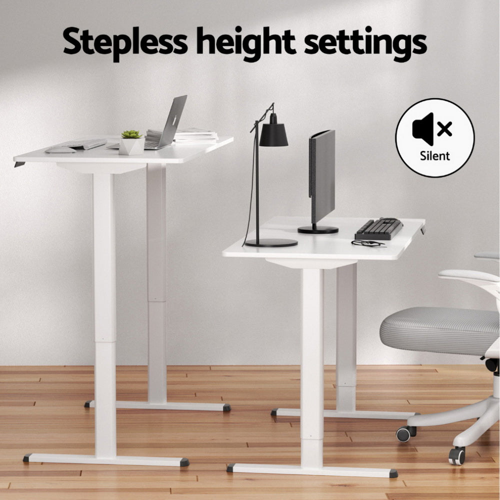 Artiss 120cm Electric Standing Desk | with Mini Pedal Exercise Bike | Home Office