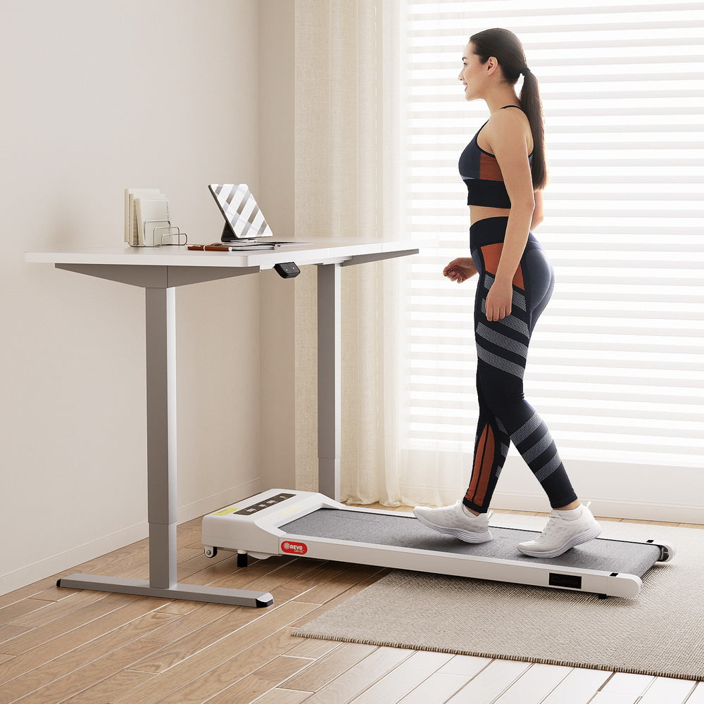 Artiss 140cm Automatic Standing Desk with 360mm Electric Walking Pad Treadmill