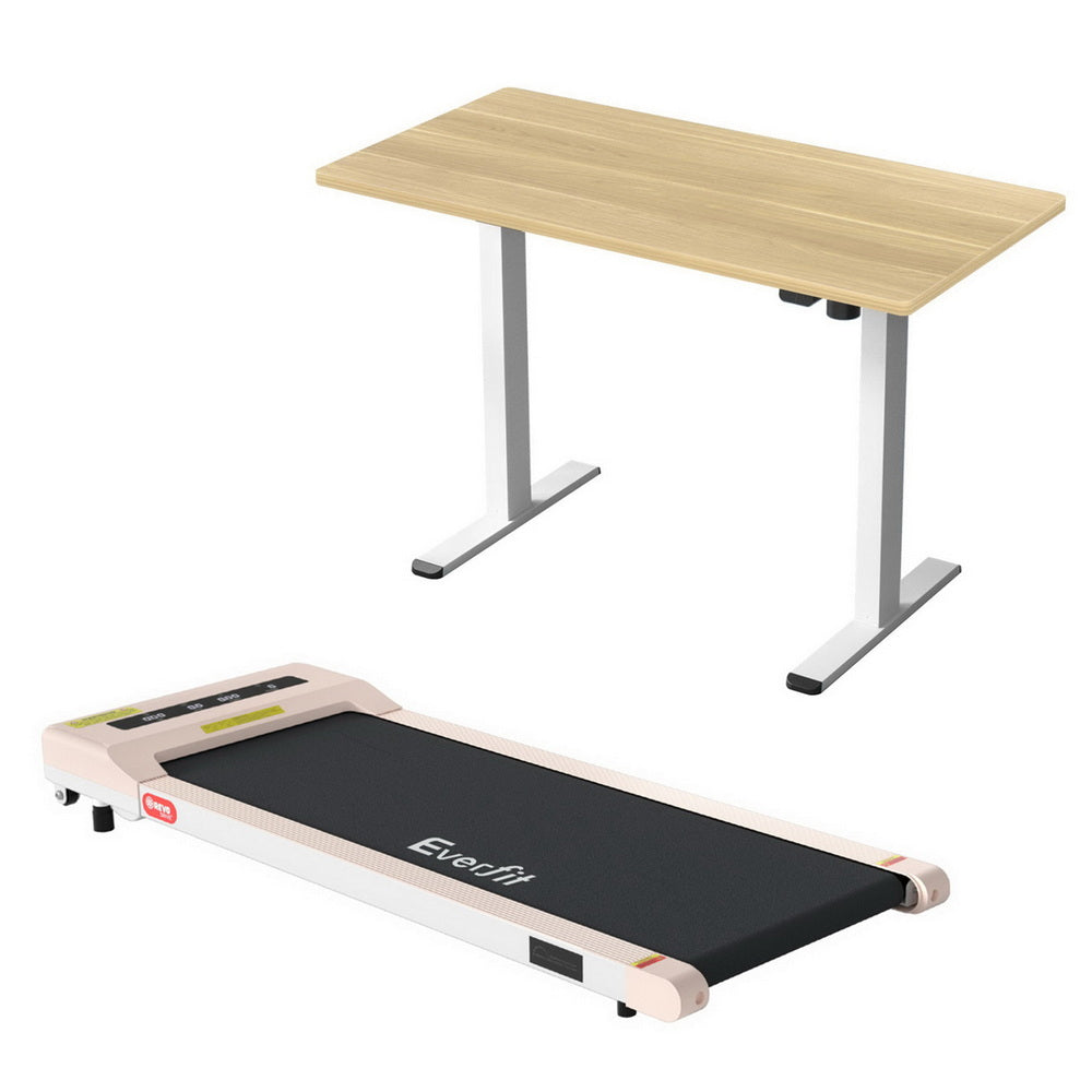 Electric Walking Pad + Standing Desk | 140cm Desk | Treadmill | 360mm