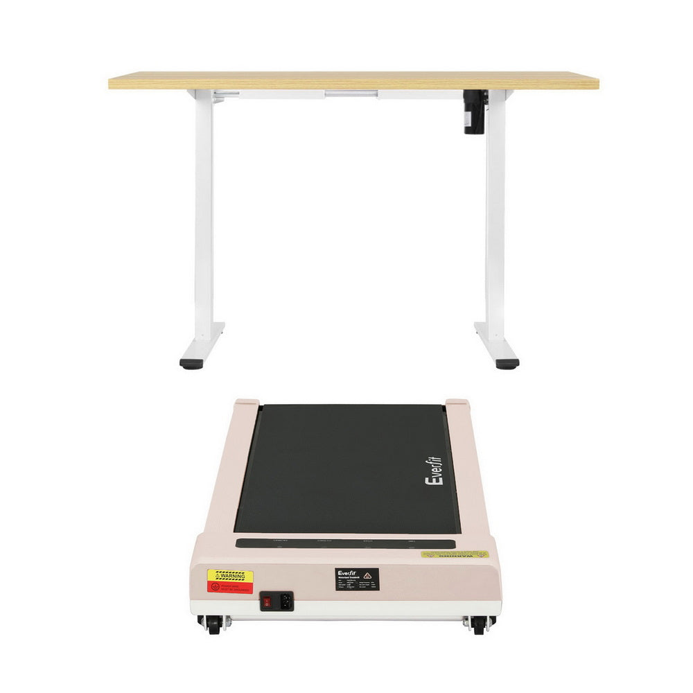 Electric Walking Pad + Standing Desk | 140cm Desk | Treadmill | 360mm