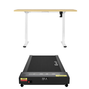 Under Desk Treadmill Set | 140cm Auto Standing Desk | Walking Pad | 400mm
