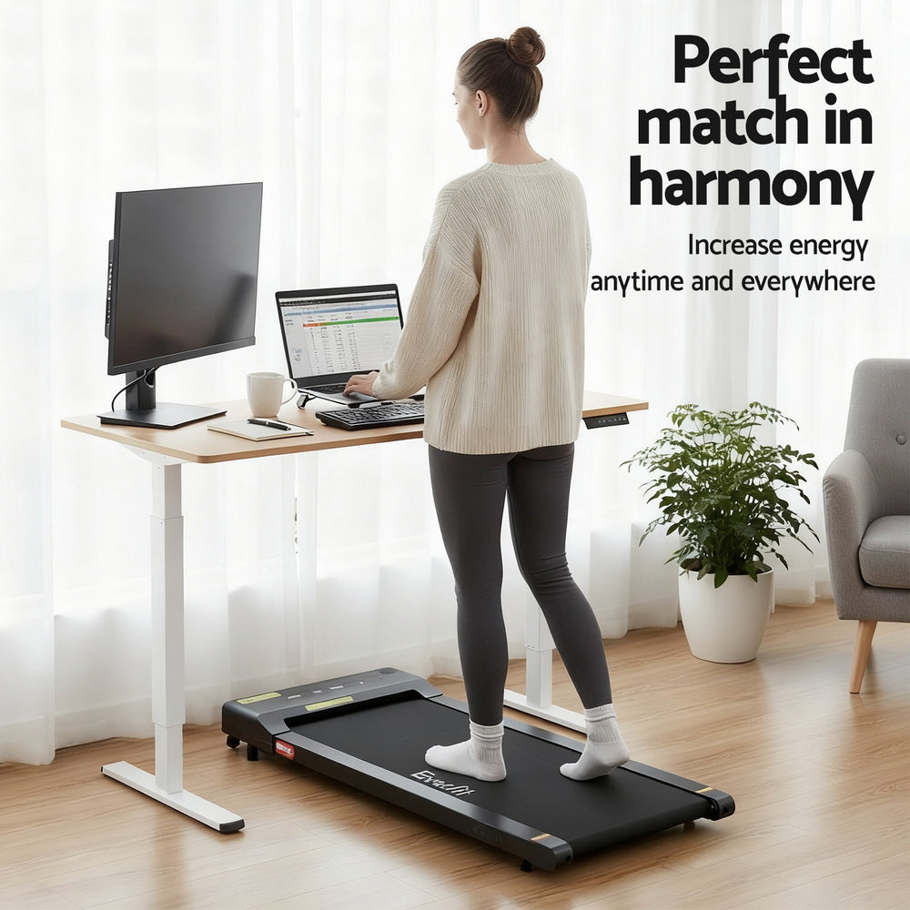 Under Desk Treadmill Set | 140cm Auto Standing Desk | Walking Pad | 400mm