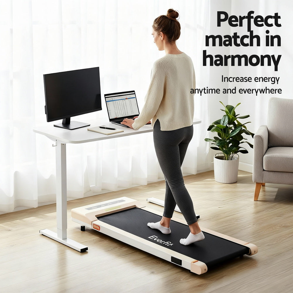 Treadmill Desk Set | 140cm Automatic Standing Desk | Walking Pad | 360mm