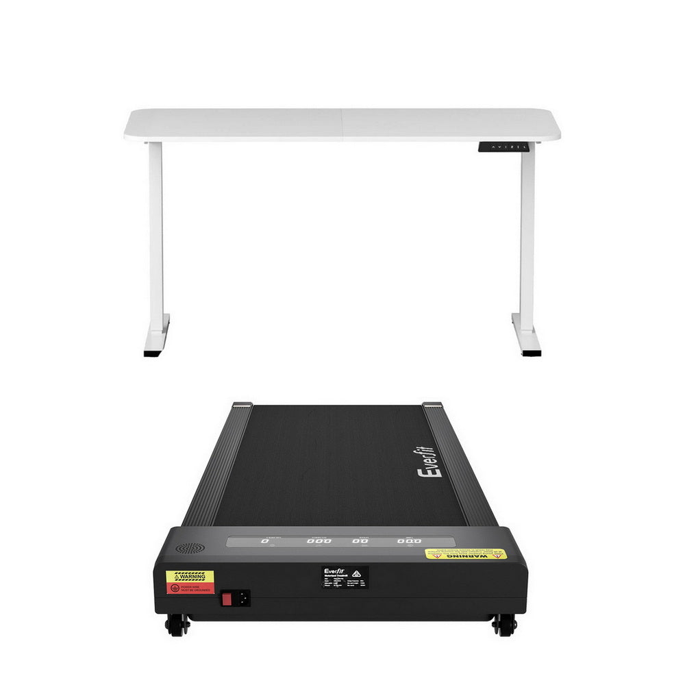 Walking Pad Treadmill + Standing Desk | 140cm Desk | 400mm Width