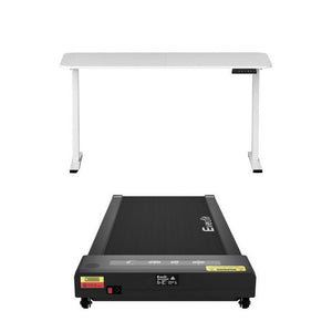 Walking Pad Treadmill + Standing Desk | 140cm Desk | 400mm Width
