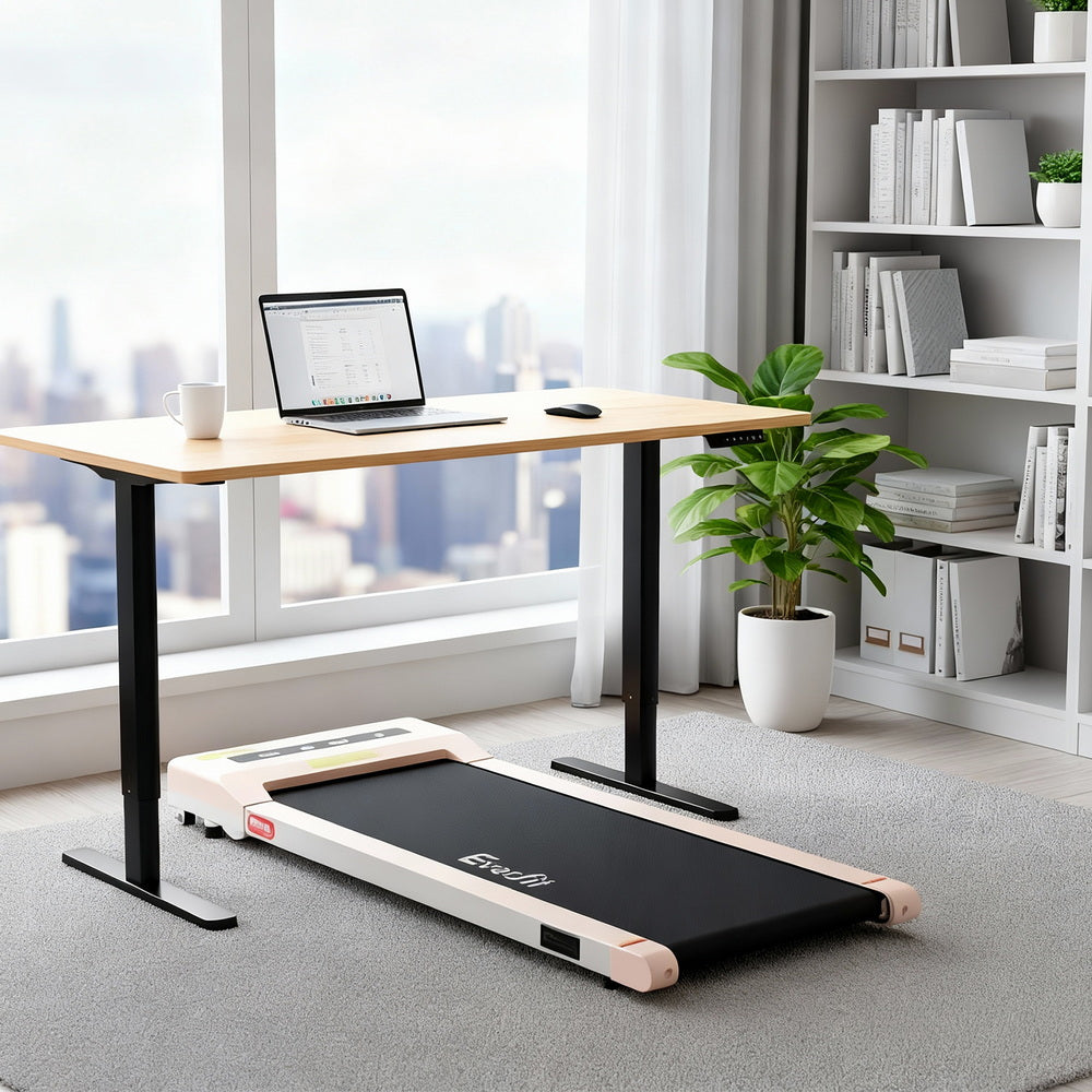 Walking Pad + Automatic Standing Desk Set | 120cm Desk | Treadmill | 360mm