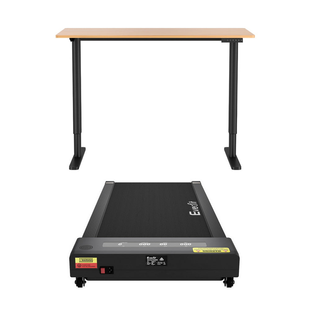 Under Desk Treadmill + Standing Desk | 120cm Desk | Walking Pad | 400mm