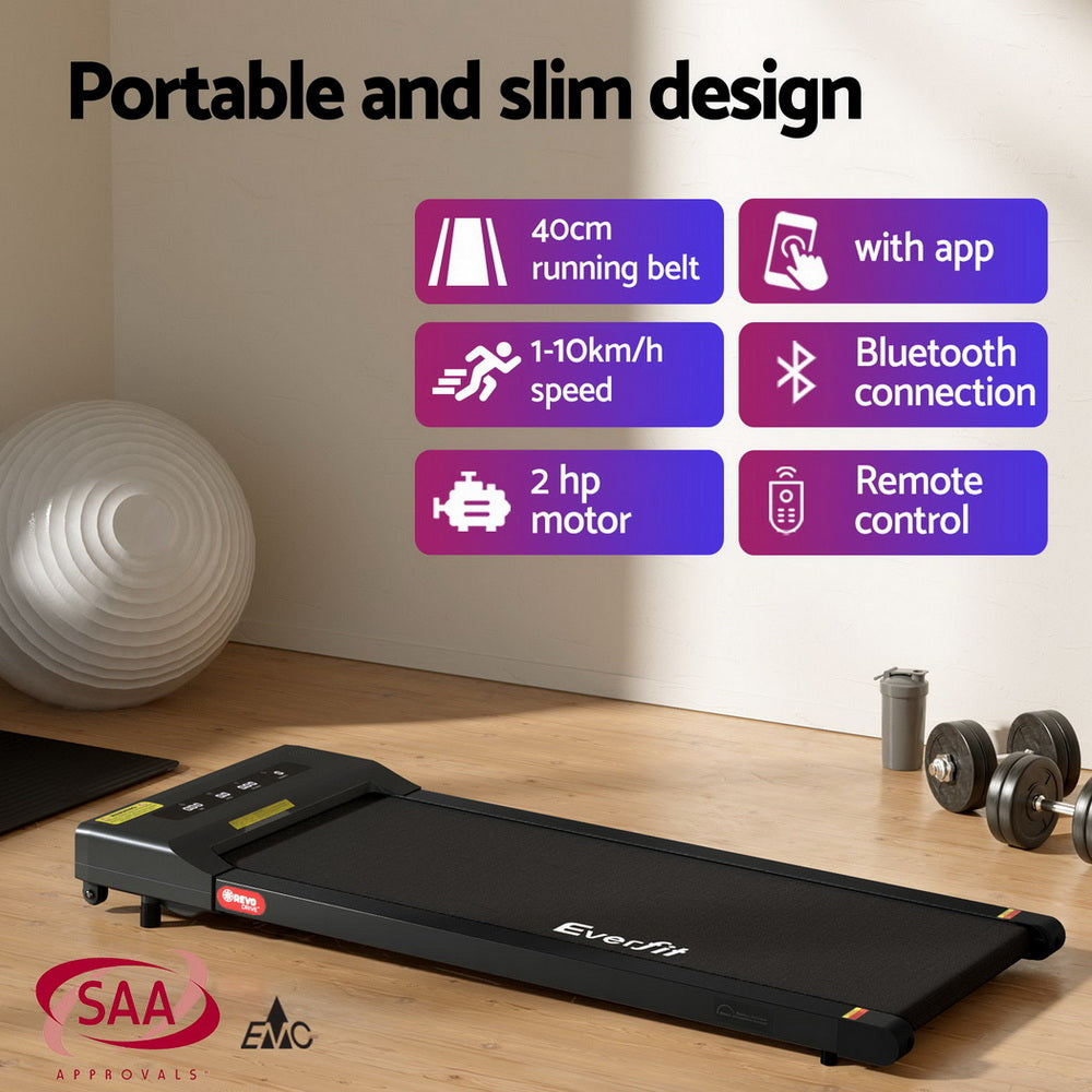 Under Desk Treadmill + Standing Desk | 120cm Desk | Walking Pad | 400mm