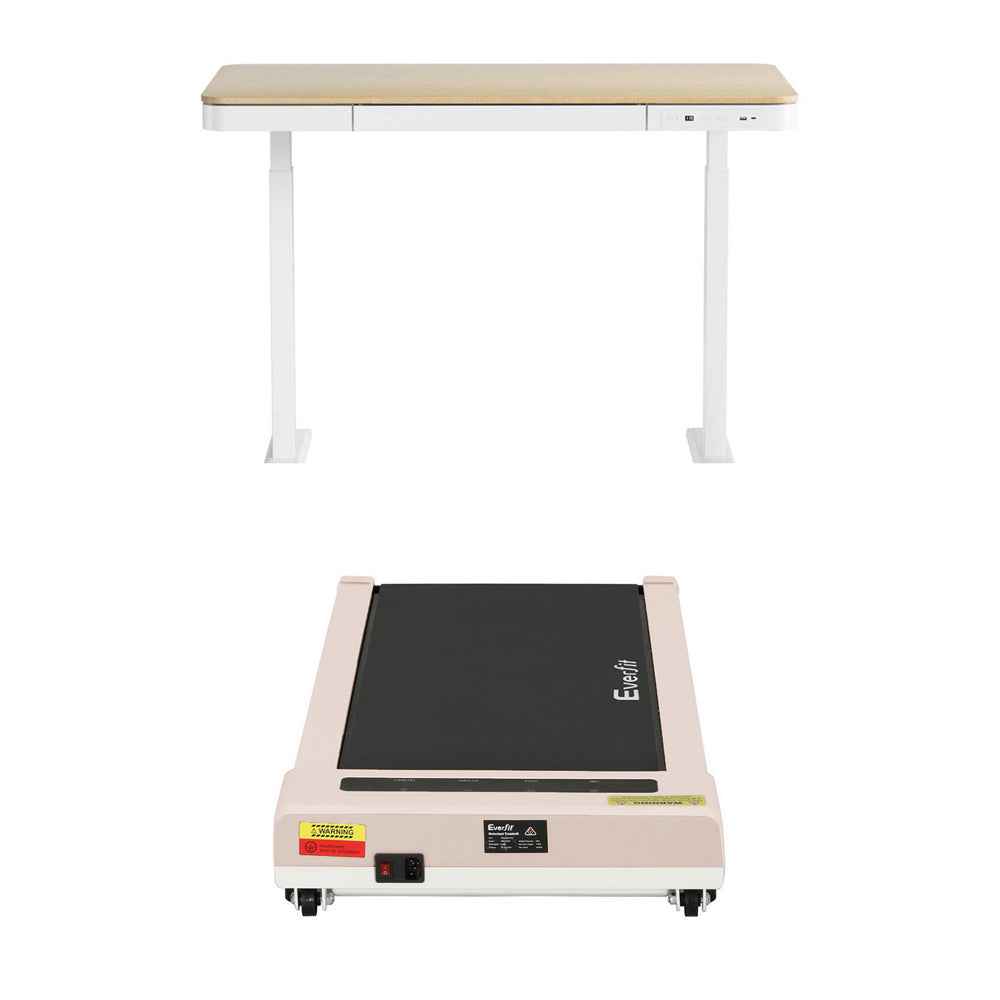 Electric Treadmill + Standing Desk Bundle | 120cm Desk | Walking Pad | 360mm Width