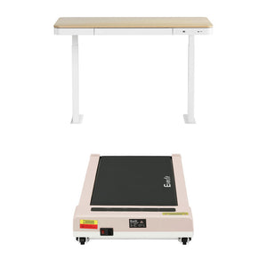 Electric Treadmill + Standing Desk Bundle | 120cm Desk | Walking Pad | 360mm Width