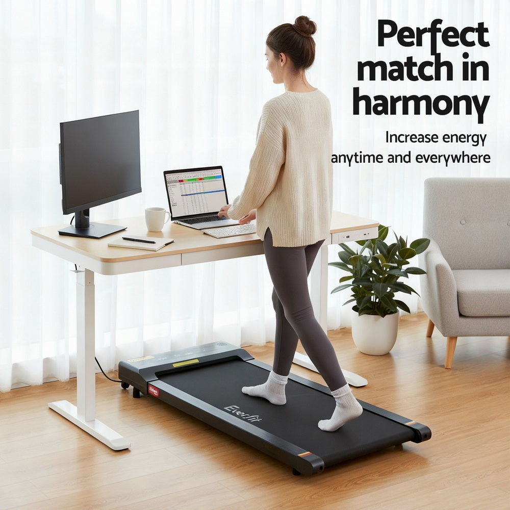Treadmill Desk Bundle | 120cm Auto Standing Desk | Walking Pad | 400mm Width