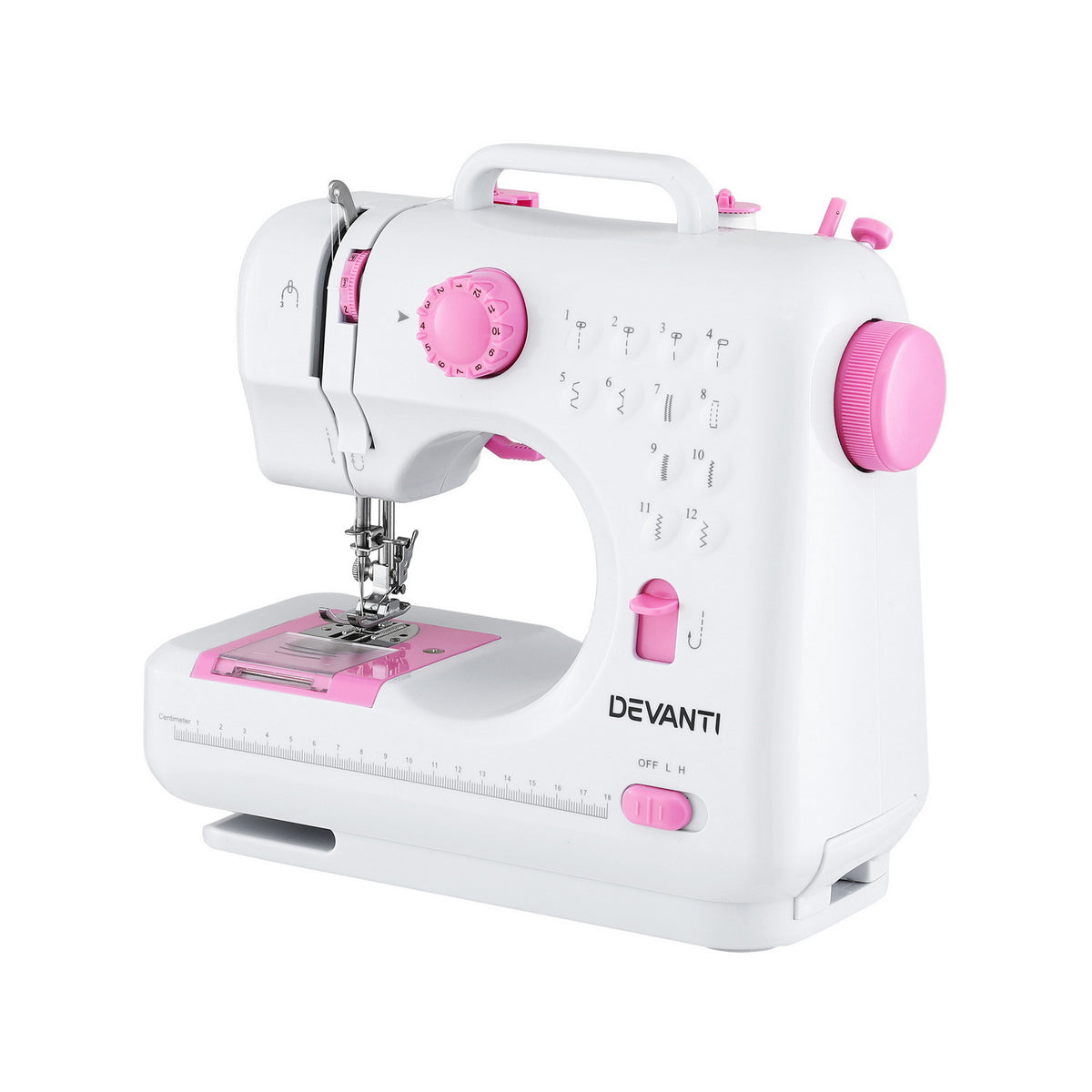 Mini Sewing Machine Kit | 12 Stitches | Portable | LED Lights | Beginner