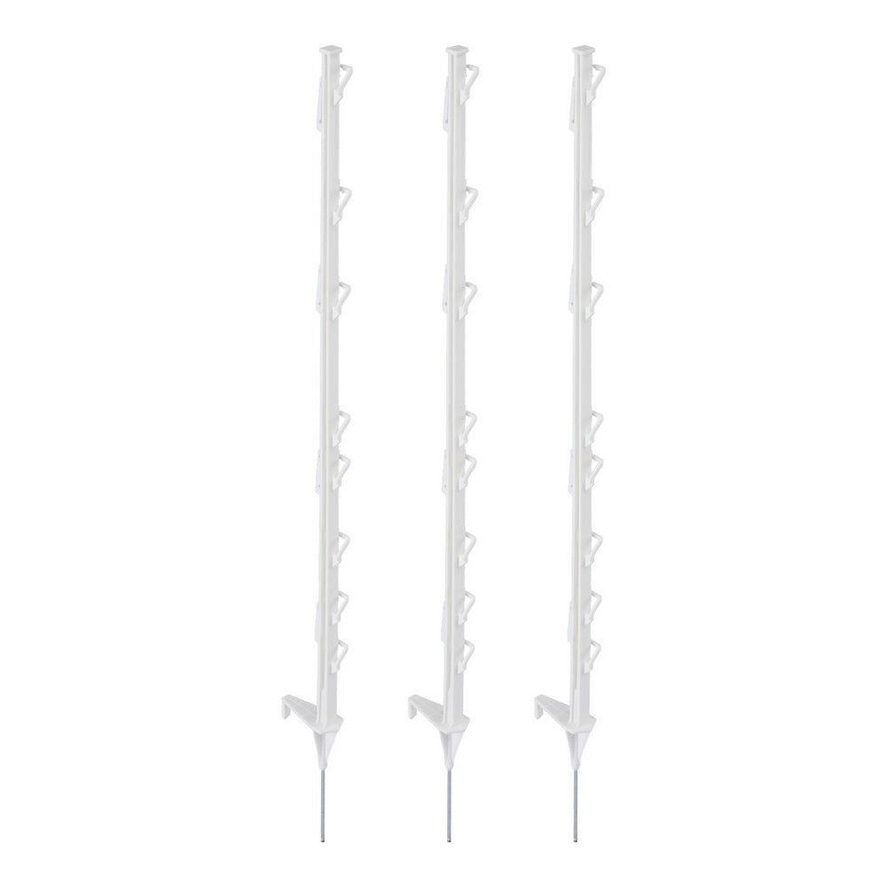Electric Fence Posts | 20pc Poly White Posts | Farm & Garden Use