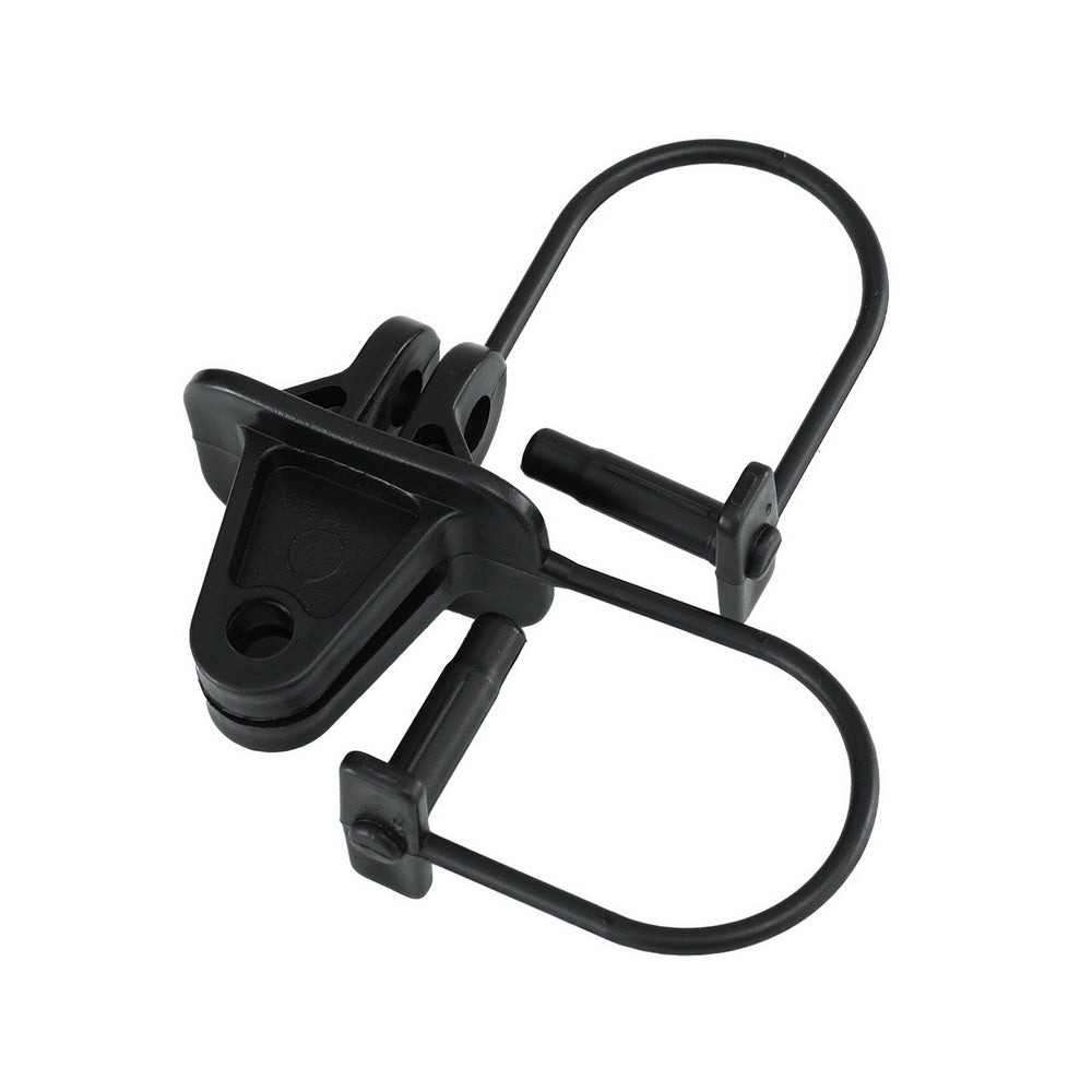 Electric Fence Insulators | 200pcs Pinlock | Black Farm Fencing Accessories