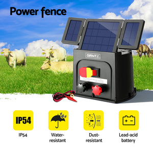 Electric Fence Energiser | 8km | PET Solar Energizer | 0.3J