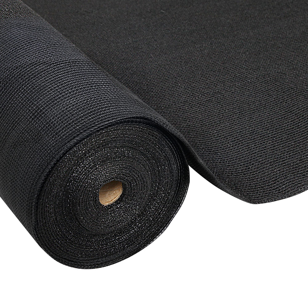 Instahut 30% Shade Cloth | 3.66x30m | Shadecloth Wide | Heavy Duty | Black
