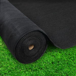 Instahut 30% Shade Cloth | 3.66x30m | Shadecloth Wide | Heavy Duty | Black