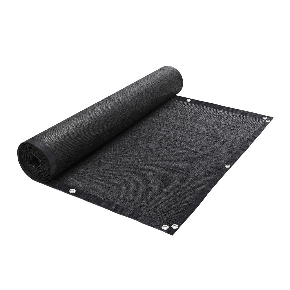 Shade Cloth | 10x2m | UV Resistant Sun Shade Fabric | Black
