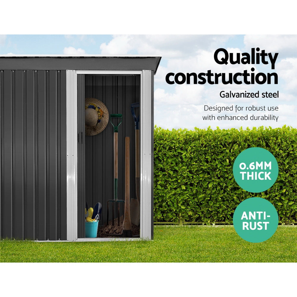 Garden Shed | 1.62x0.86M | Sheds Outdoor Storage | Tool Workshop | House Shelter | Sliding Door