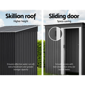 Garden Shed | 1.62x0.86M | Sheds Outdoor Storage | Tool Workshop | House Shelter | Sliding Door