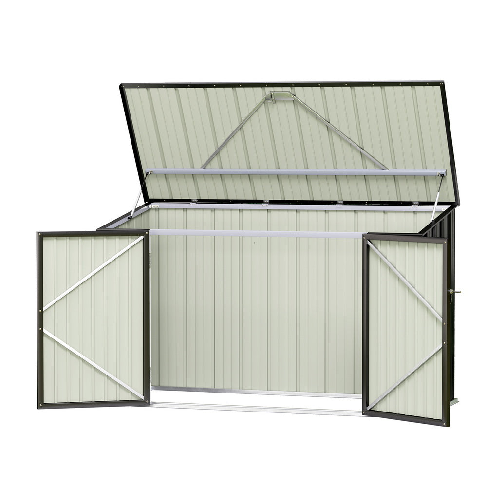 Garden Shed | 2.22x0.91m | Bike & Tool Storage | Double Door