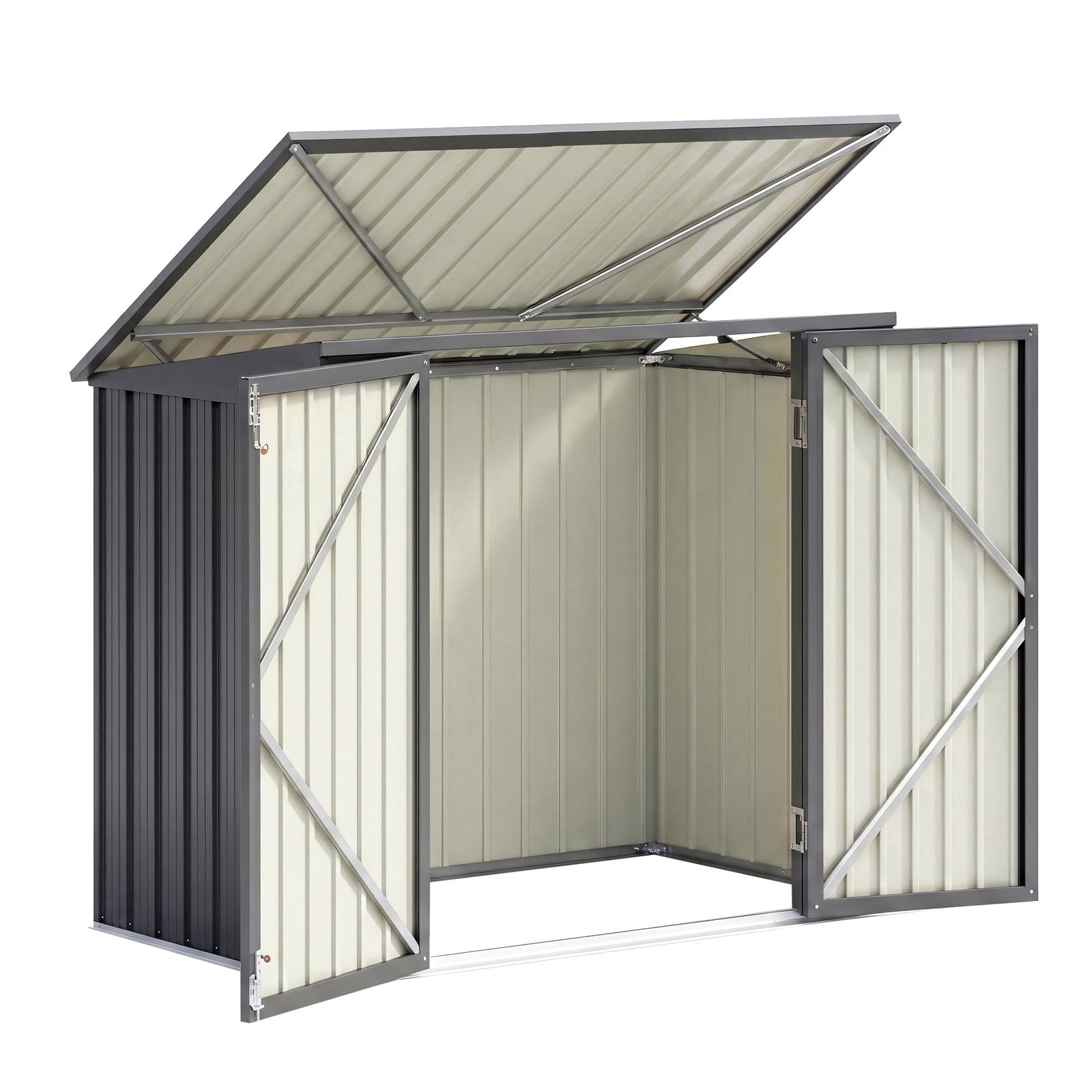 Wheelie Bin Storage Shed | Lockable Steel Garden Enclosure