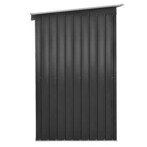 Garden Shed | 2.38x1.31M | Outdoor Storage | Tool Metal Workshop Shelter | Sliding Door