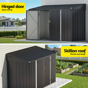 Galvanised Steel Shed | 3.05x1.5m | Outdoor Storage Workshop