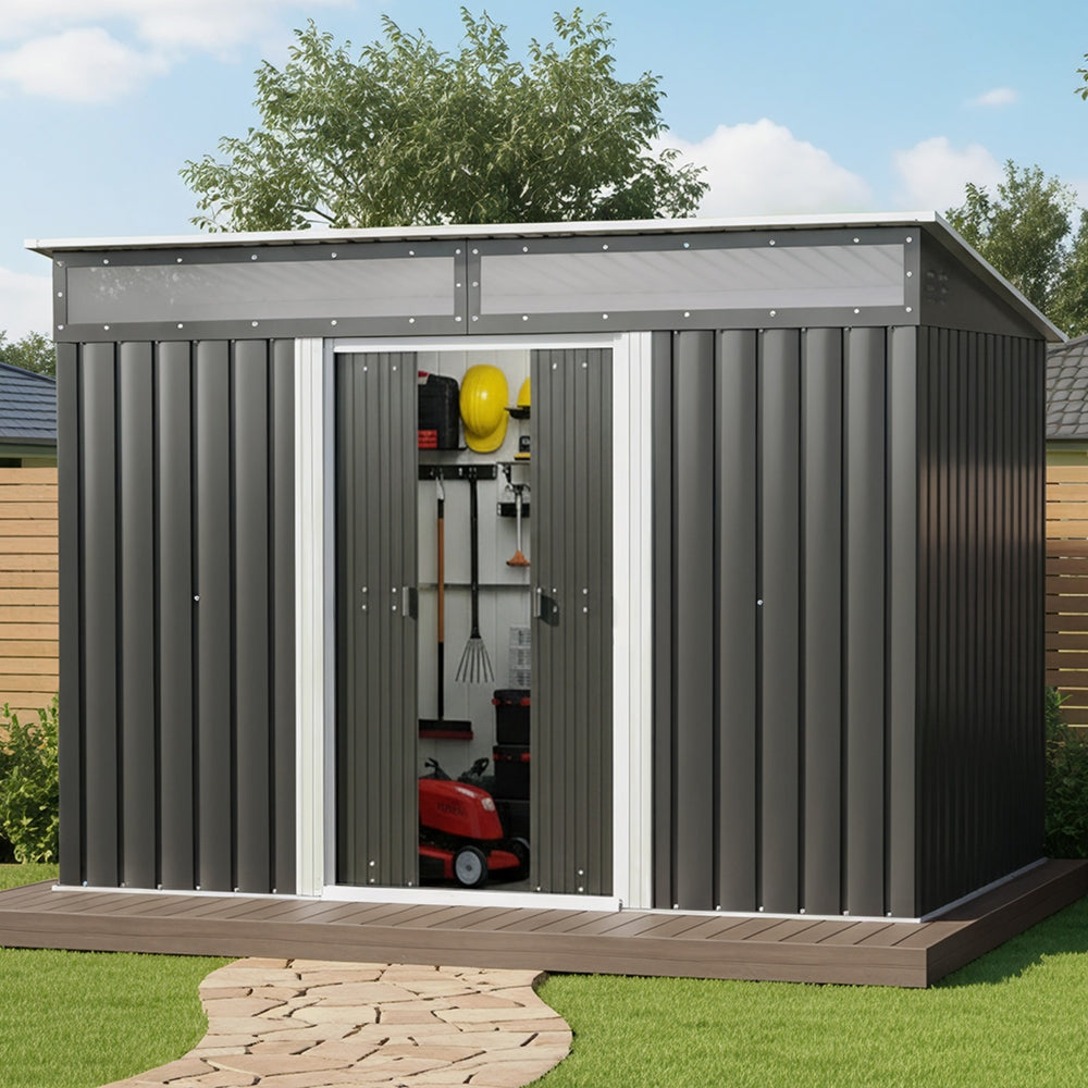 Outdoor Storage Shed | 2.60x1.95m | Tool Workshop Shelter