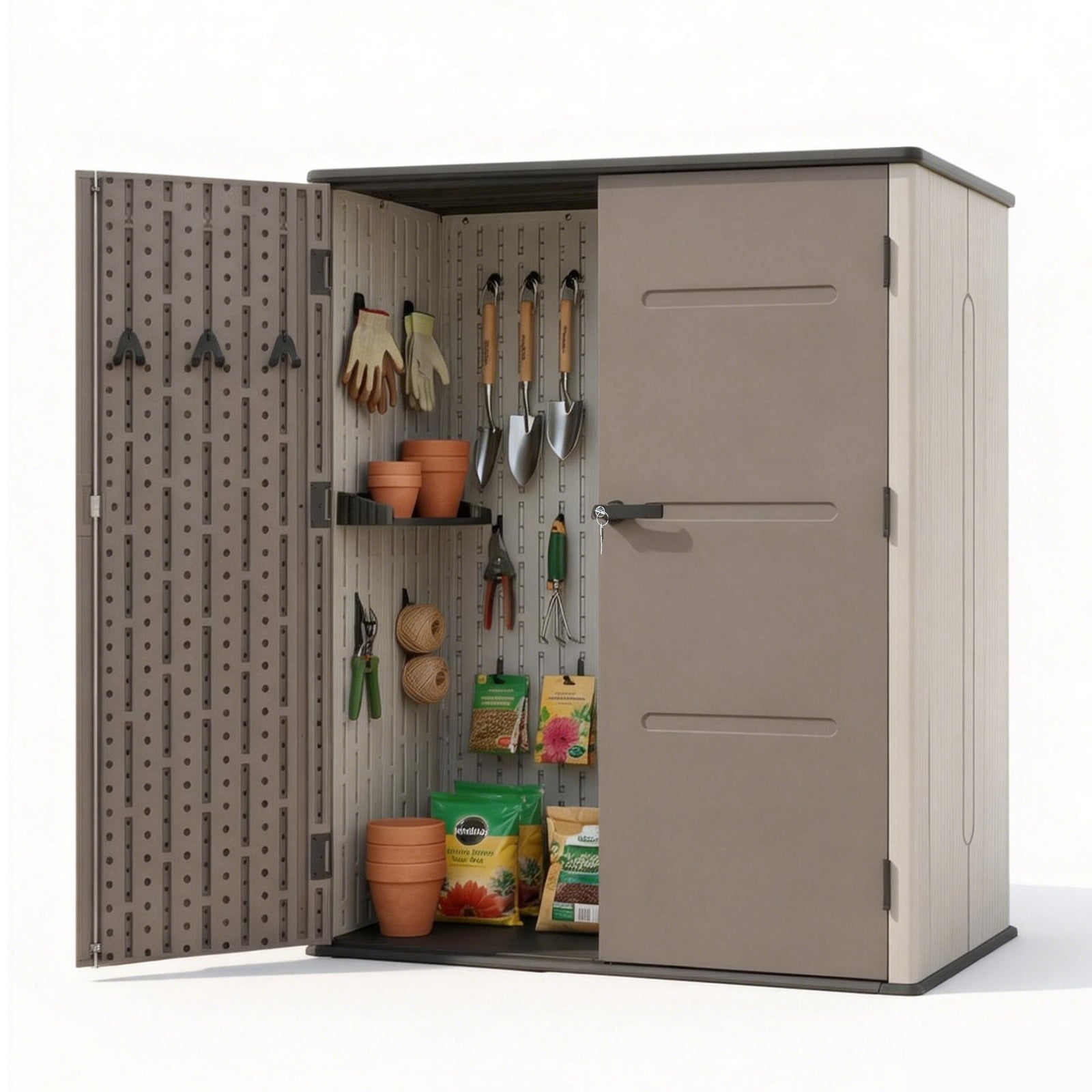 Garden Shed | Outdoor Tool Workshop with Lockable Doors