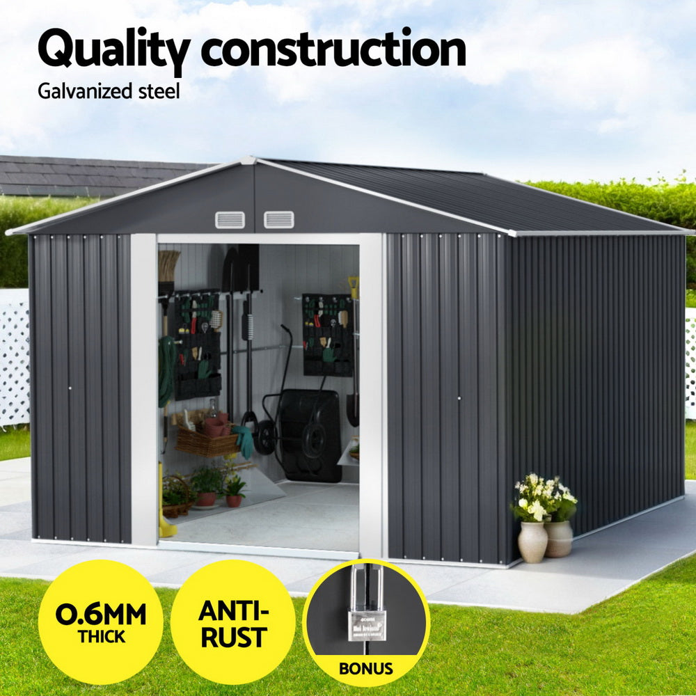 Garden Shed | 3x3M | Outdoor Storage | Tool Workshop | House Shelter