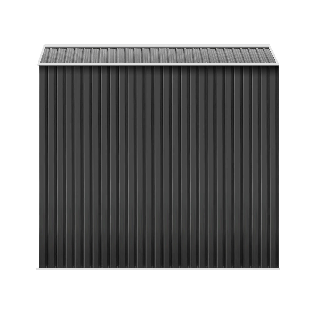 Garden Shed | 2.58x3.14M | Metal Base | Outdoor Storage Workshop | Shelter | Sliding Door