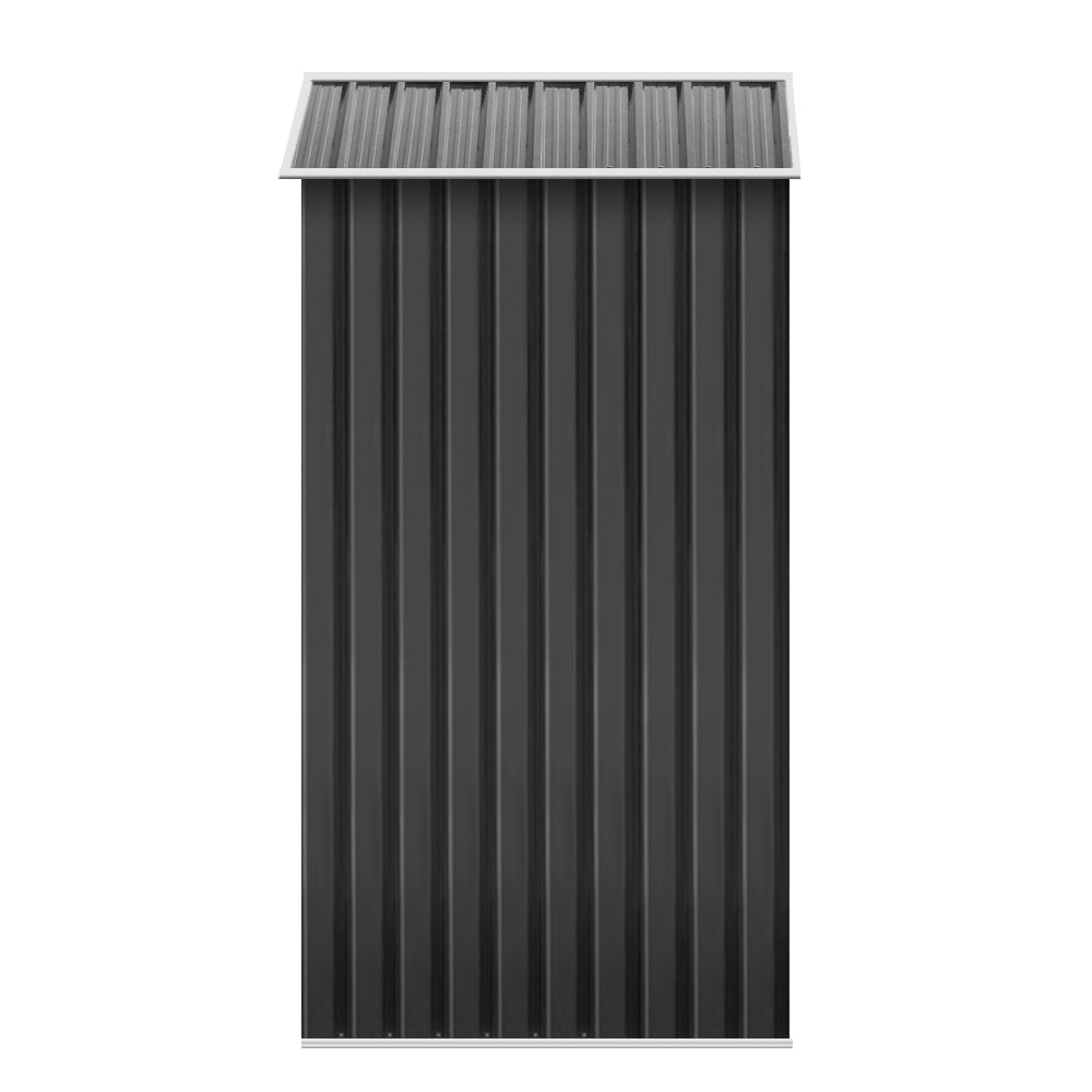 Garden Shed | 1.96x1.32M | Outdoor Storage | Tool Workshop | Metal Shelter | Sliding Door