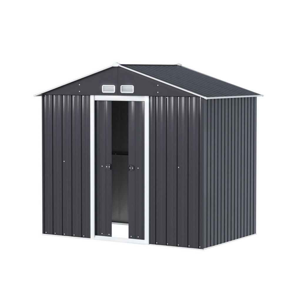 Garden Shed | Outdoor Storage | 2.15x1.3M | Tool Workshop | House Shelter | Sliding Door